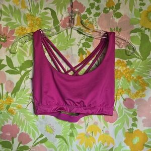 Victoria's Secrect Strappy Pink Sports Bra